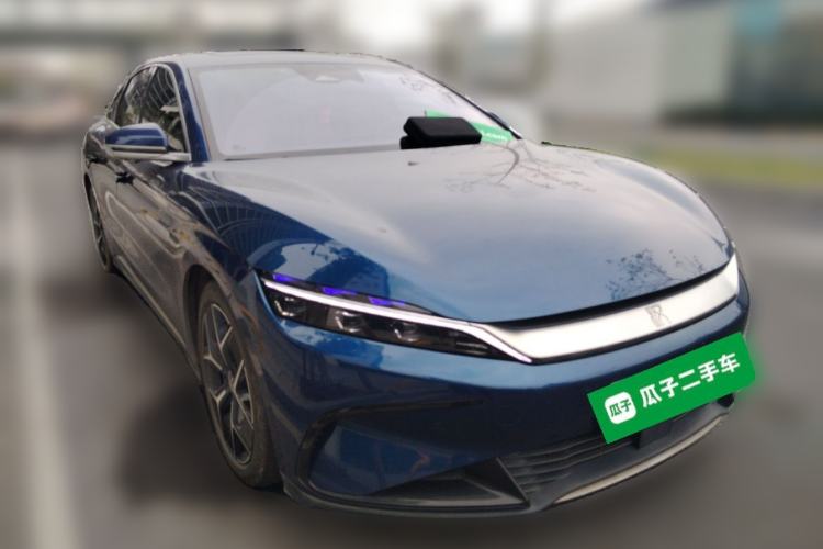 Used BYD Han 2022 EV Genesis Edition 715KM Front-Wheel-Drive Prestige Model Front Right 45 Deg