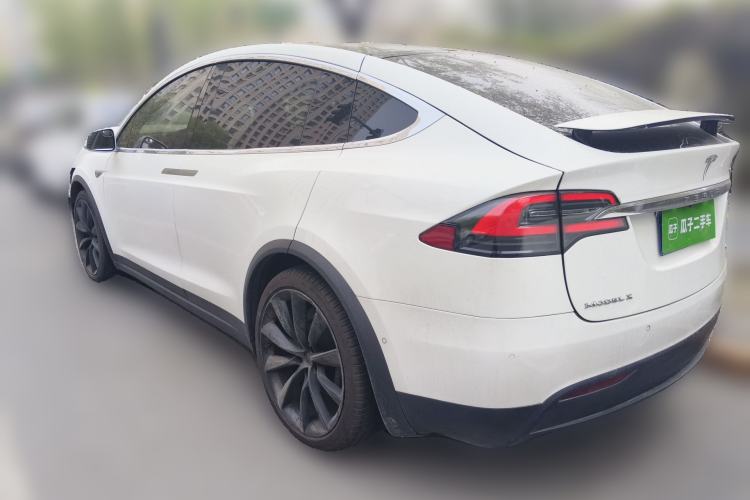 Used Tesla Model X 2016 X 90D Rear Left 45 Deg