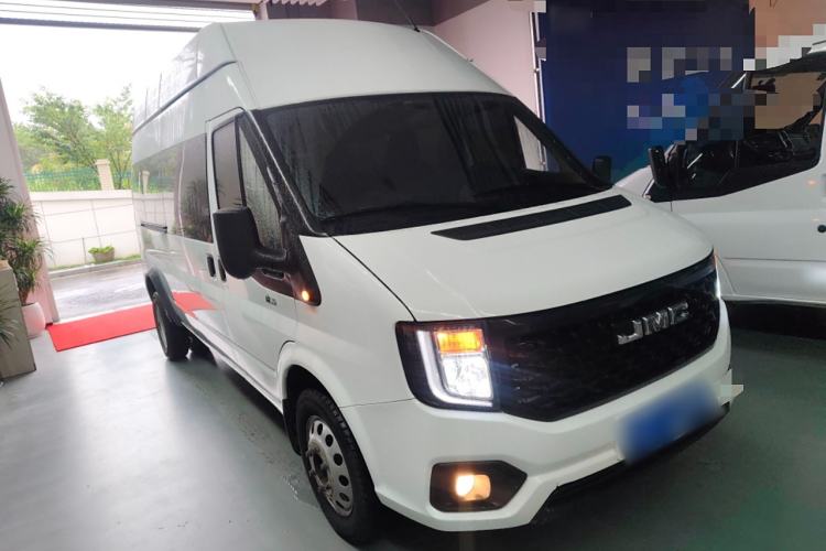 Used JMC Fushun 2023 2.0T Manual Diesel Long-Wheelbase High-Roof Business Van with Dual Rear Tires 6–9 Seats
