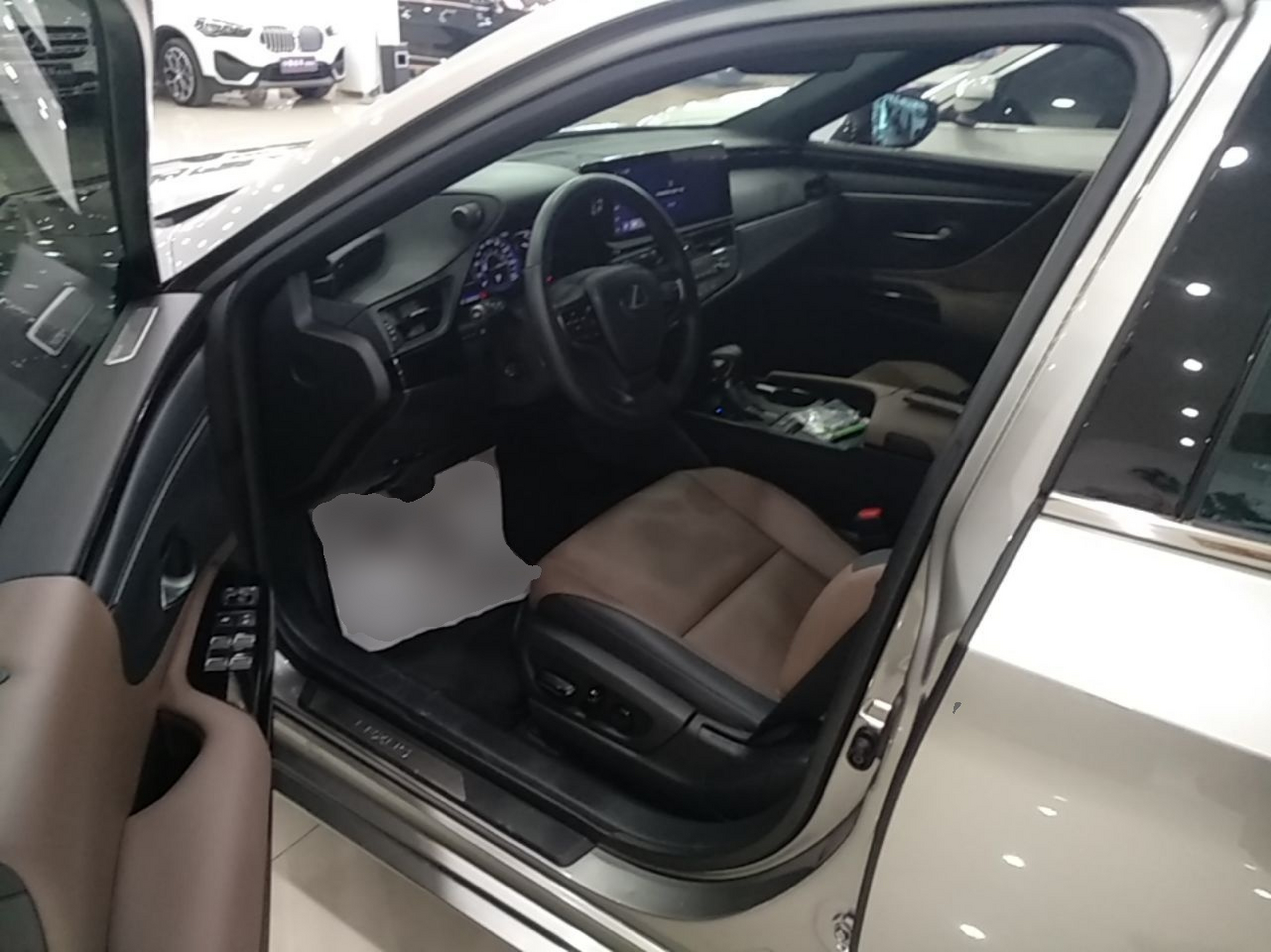 Vordere Reihe im Auto