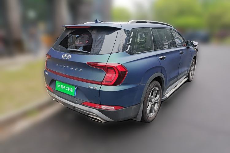 Used Hyundai Santa Fe 2020 380 TGDi Automatic Two-Wheel Drive GLS Luxury Edition Rear Right 45 Deg