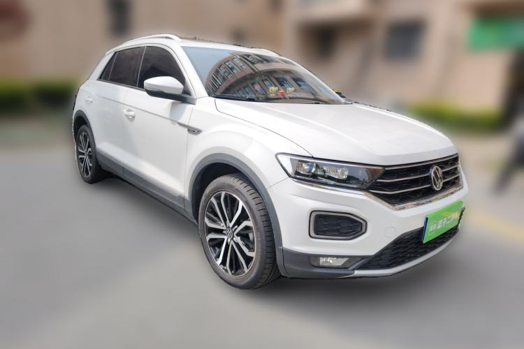 Used Volkswagen T-ROC 2021 280TSI DSG Two-Wheel Drive Comfort Connect Edition Front Right 45 Deg