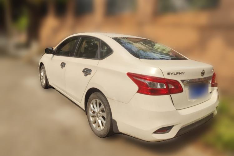 Used Nissan Sylphy 2019 1.6XV CVT Smart Connect Luxury Edition China V Standard Rear Left 45 Deg