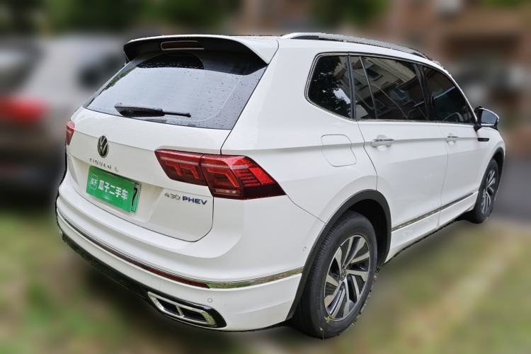 Used Volkswagen Tiguan L New Energy 2022 430 PHEV Plug-in Hybrid Prestige Edition Rear Right 45 Deg
