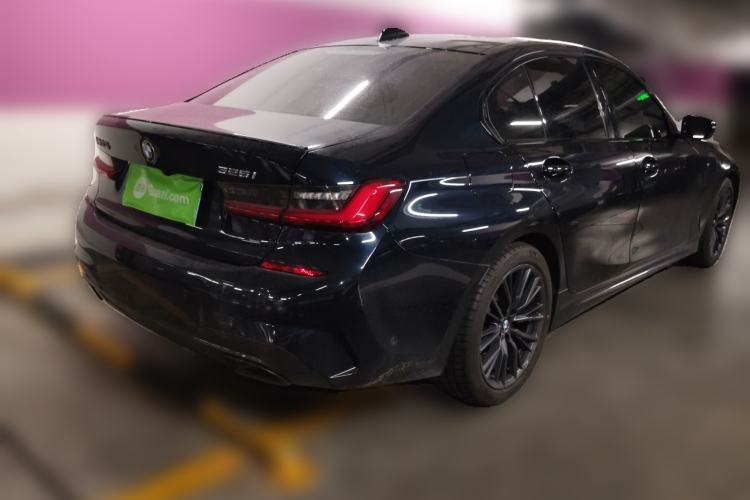 Used BMW 3 Series 2021 Restyled 325i M Sport Night Edition Package Rear Right 45 Deg