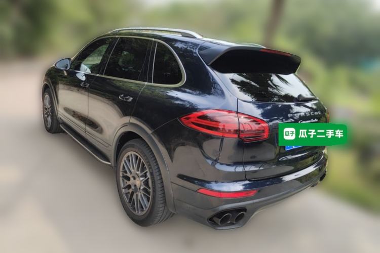 Used Porsche Cayenne 2015 Cayenne Turbo 4.8T Rear Left 45 Deg