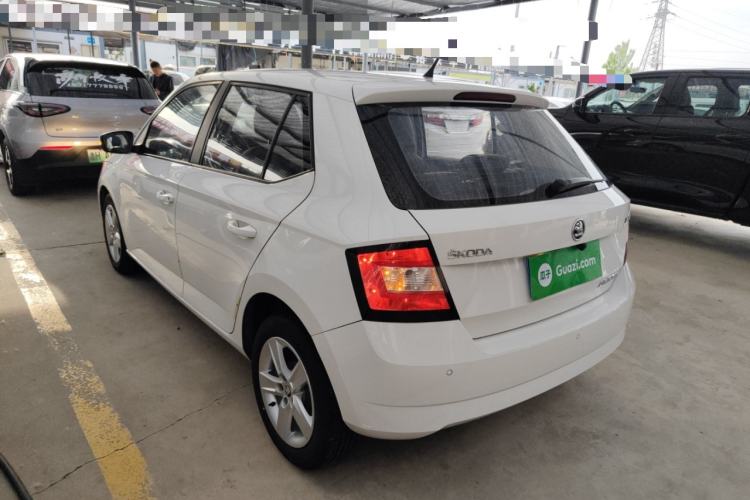 Used Skoda Fabia 2017 1.4L Automatic Car Enjoy Edition Rear Left 45 Deg