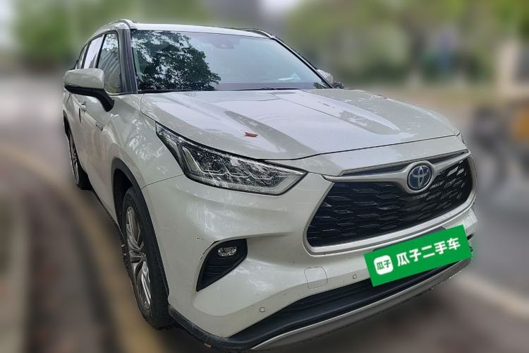 Used Toyota Highlander 2022 Dual-Engine 2.5L Four-Wheel Drive Prestige Version 7 Seats Front Right 45 Deg