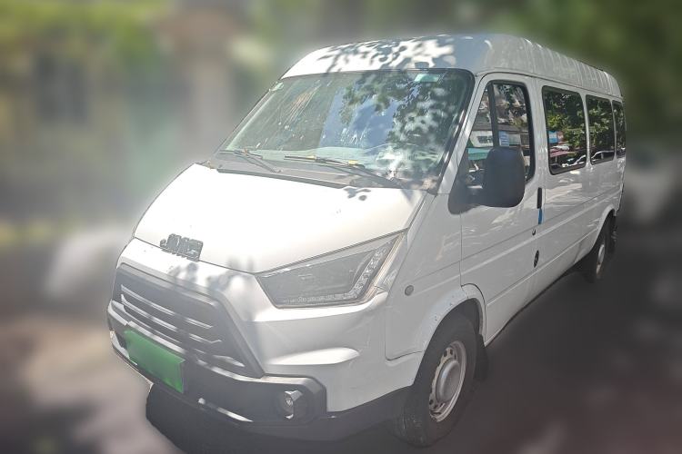 Used JMC Transit 2019 2.8T Commercial Version Long Wheelbase Mid-Roof 6-Seater Rear Single Tire China VI Emission Standard – JX493
