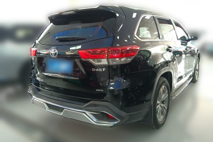 Used Toyota Highlander 2018 2.0T Four-Wheel Drive Elite Edition 7 Seats China VI Standard Rear Right 45 Deg