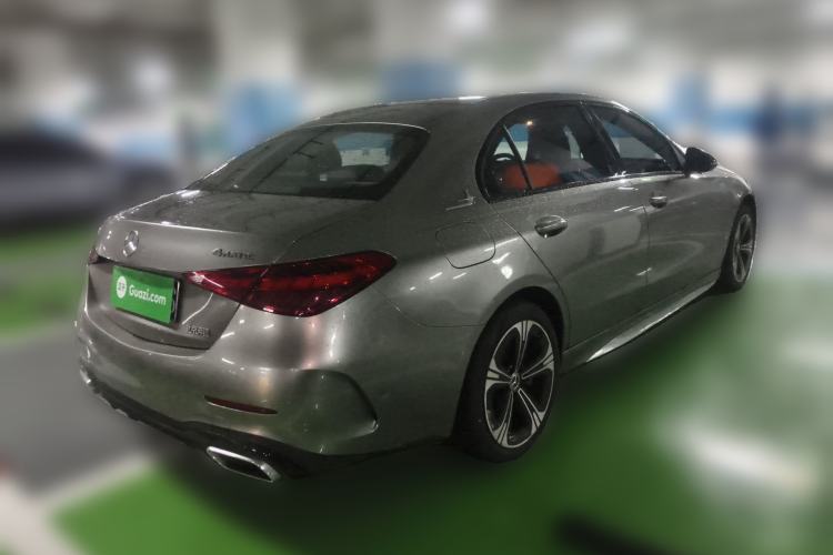 Used Mercedes-Benz C-Class 2022 C 260 L Obsidian Night Sport Edition Rear Right 45 Deg