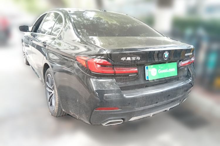Used BMW 5 Series 2022 Second Facelift 525Li M Sport Package Rear Left 45 Deg