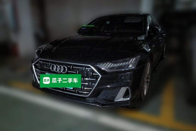 Used Audi A7L 2024 45TFSI S-line Dream-Building Edition Flow Crystal Package Guazi used car, China used car export, Used car for sale, Used cars, Cheapest cars for sale