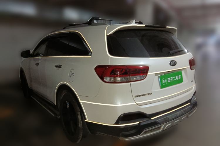 Used Kia Sorento 2015 Sorento L 2.4L Gasoline 4WD Elite Edition 7 Seats China IV Standard Rear Left 45 Deg