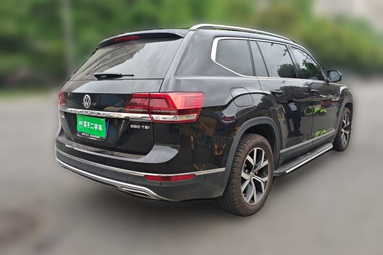 Used Volkswagen Teramont 2019 380TSI Four-Wheel Drive Luxury Version China VI Standard Rear Right 45 Deg