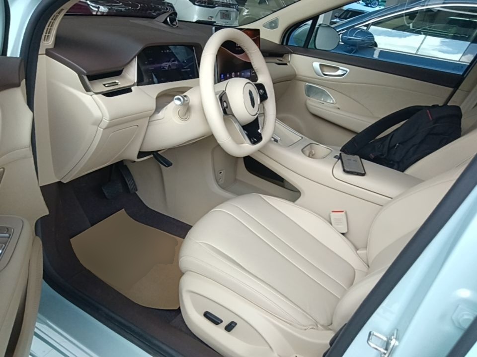 Vordere Reihe im Auto