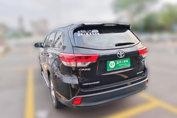 Used Toyota Highlander 2021 2.0T Four-Wheel Drive Luxury Edition 7 Seats Rear Left 45 Deg