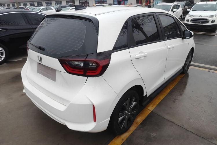 Used Honda Fit 2022 1.5L CVT Trendy Sunroof Edition Rear Right 45 Deg