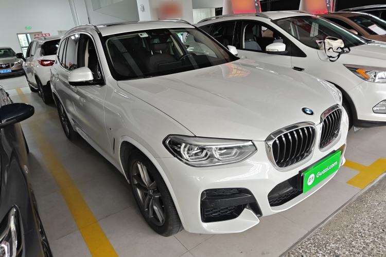 Used BMW X3 2021 xDrive25i M Sport Package Front Right 45 Deg