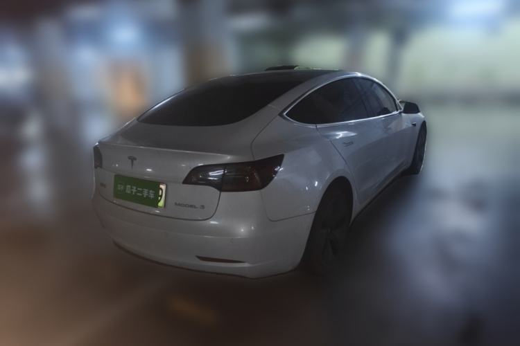 Used Tesla Model 3 2019 Standard Range Rear-Drive Upgraded Version Rear Right 45 Deg