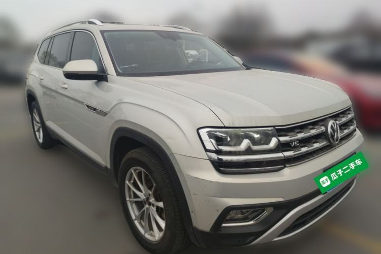 Used Volkswagen Teramont 2017 530 V6 Four-Wheel Drive Luxury Edition Front Right 45 Deg