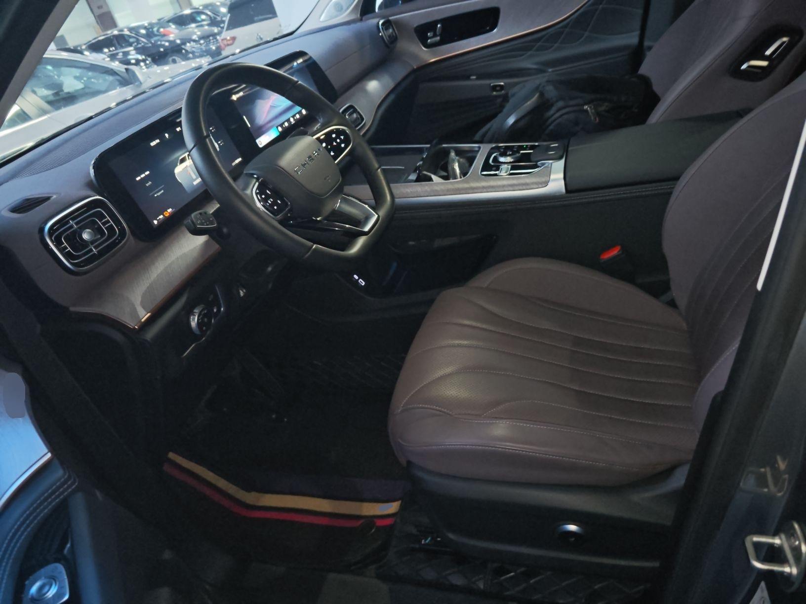 Переднее сиденье в автомобиле