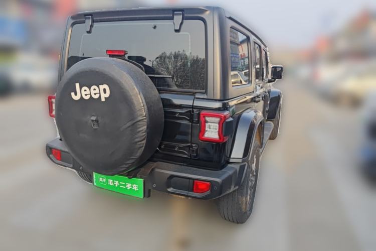 Used Jeep Wrangler New Energy 2021 Four-Door 2.0T 4xe Sahara Rear Right 45 Deg