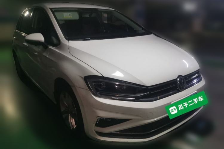 Used Volkswagen Golf Sportsvan 2019 1.6L Automatic Pure Model China V Standard Front Right 45 Deg