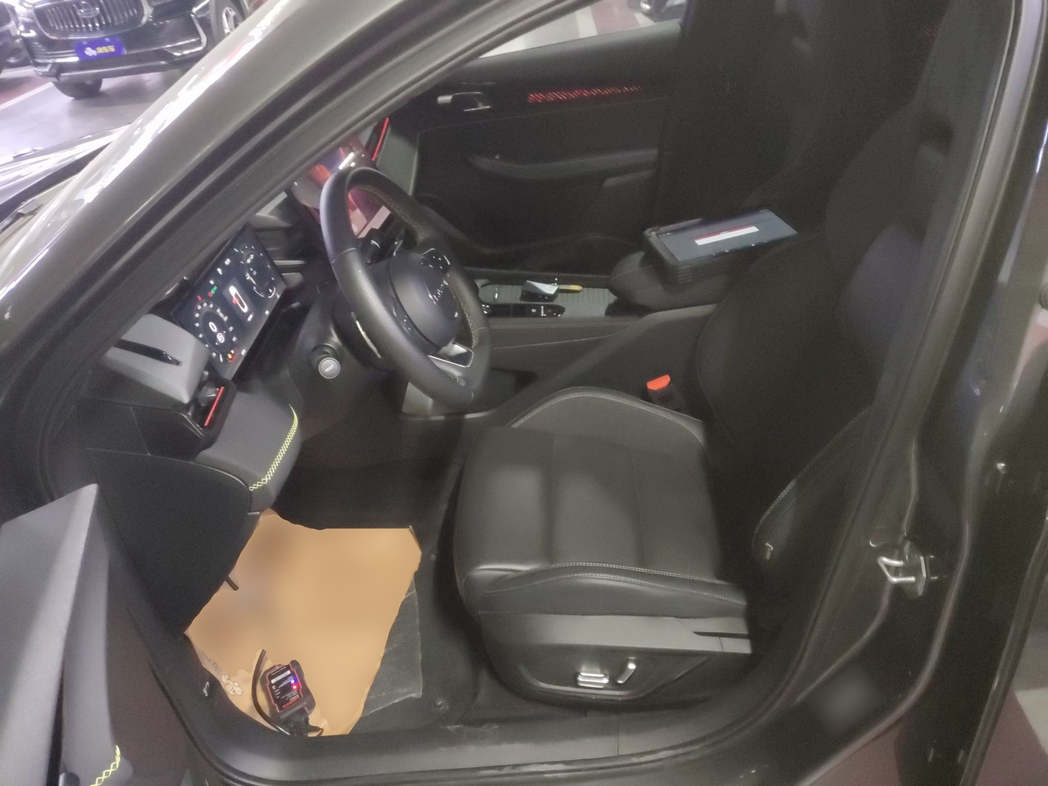 Переднее сиденье в автомобиле