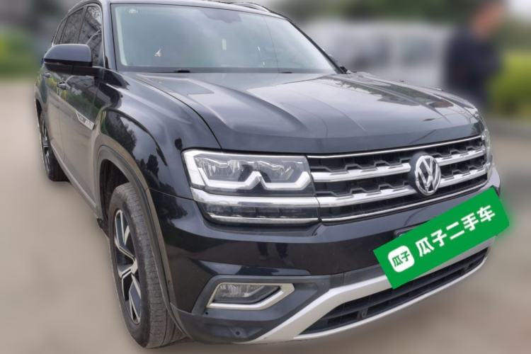 Used Volkswagen Teramont 2019 380TSI Four-Wheel Drive Luxury Version China VI Standard Front Right 45 Deg