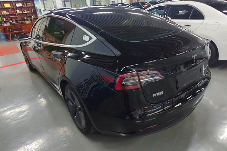 Used Tesla Model 3 2020 Refreshed Version Long-Range Rear-Wheel Drive Rear Left 45 Deg