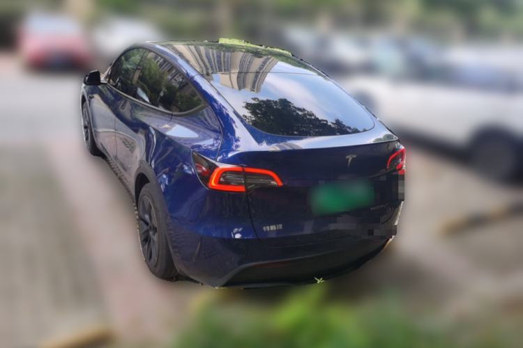 Used Tesla Model Y 2024 Rear-Wheel-Drive Version Rear Left 45 Deg