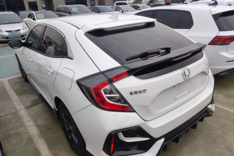 Used Honda Civic 2021 HATCHBACK 220TURBO CVT New Trendsetter Rear Left 45 Deg