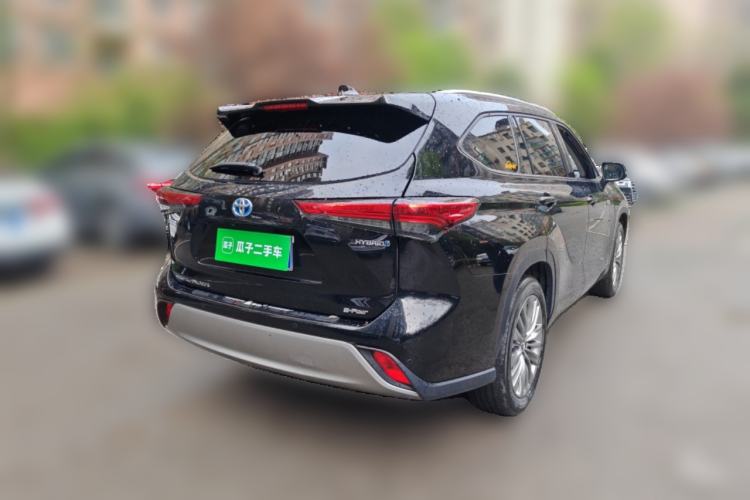 Used Toyota Highlander 2022 Dual-Engine 2.5L Four-Wheel Drive Prestige Version 7 Seats Rear Right 45 Deg