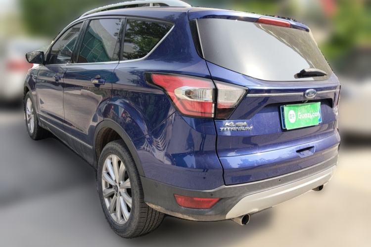 Used Ford Kuga 2017 EcoBoost 180 Four-Wheel Drive Titanium Edition Rear Left 45 Deg