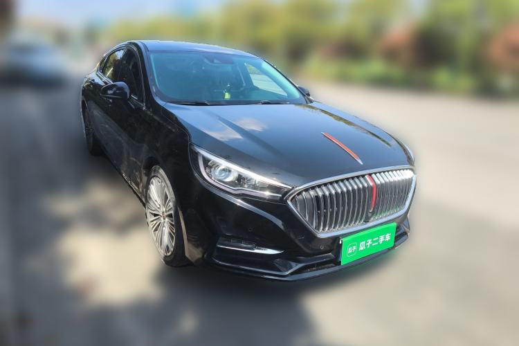 Used Hongqi H5 2022 Classic Model Facelift 1.8T Automatic Smart Connect Flagship Edition Front Right 45 Deg