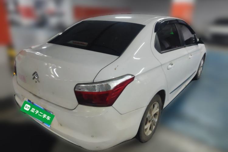 Used Citroen Elysee 2014 1.6L Manual Comfort Model Rear Right 45 Deg