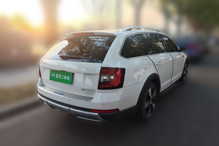 Used Skoda Octavia 2019 TSI280 DSG Luxury Edition Station Wagon China VI Standard Rear Right 45 Deg
