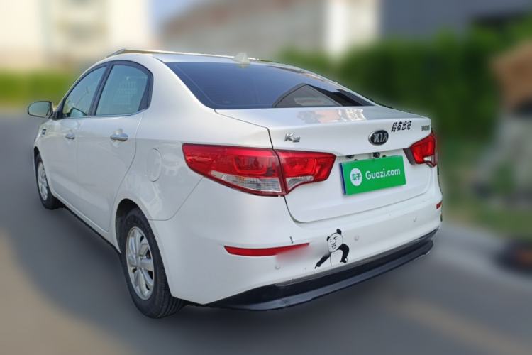 Used Kia K2 2015 Sedan 1.4L MT GLS Rear Left 45 Deg