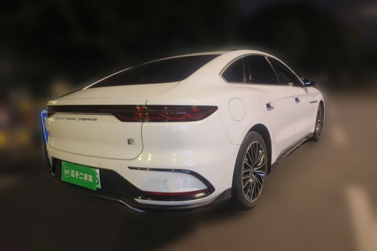 Used BYD Han 2022 DM-i 121KM Prestige Model Rear Right 45 Deg