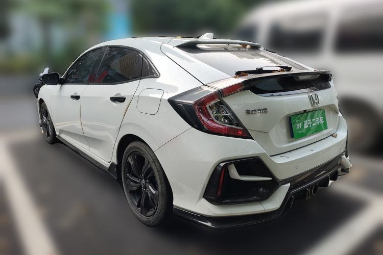 Used Honda Civic 2021 HATCHBACK 220TURBO CVT Trendy Cool Edition Rear Left 45 Deg