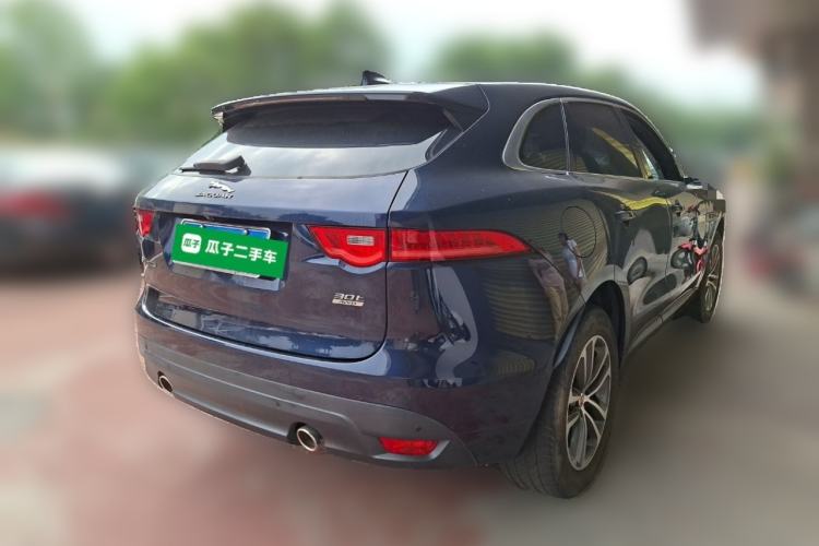 Used Jaguar F-PACE 2019 2.0T All-Wheel Drive R-Sport Sport Edition Rear Right 45 Deg