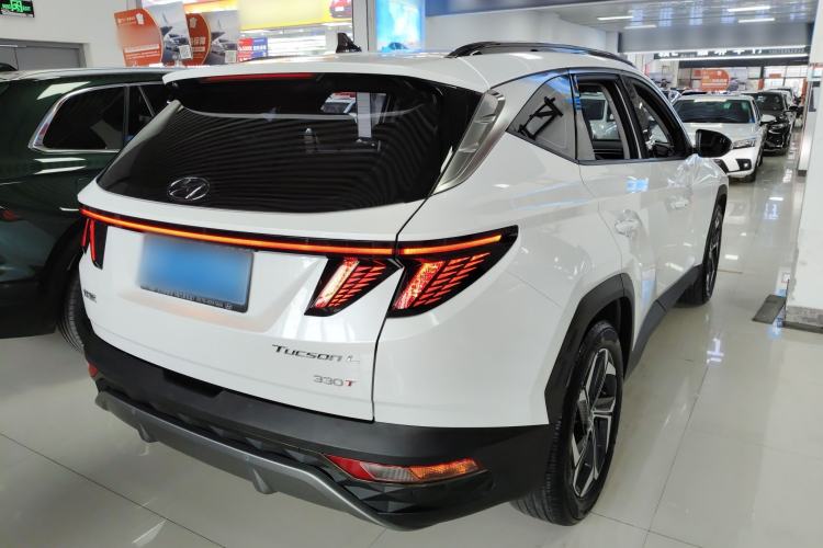 Used Hyundai Tucson 2023 Tucson L 1.5T Automatic Two-Wheel Drive DLX Luxury Edition Rear Right 45 Deg