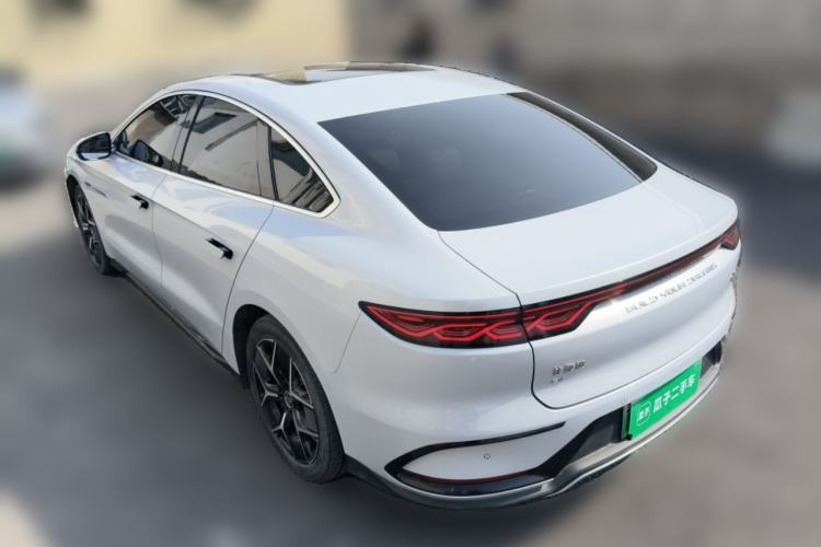 Used BYD Han 2024 EV Glory Edition 605KM Front-Wheel-Drive Premium Model Rear Left 45 Deg