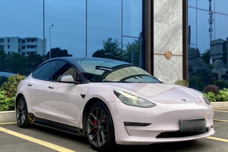 Used Tesla Model 3 2021 Performance High-Performance All-Wheel-Drive Version 3D6 Exterior 4