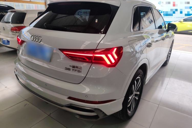 Used Audi Q3 2021 35 TFSI Progressive Dynamic Edition Rear Right 45 Deg