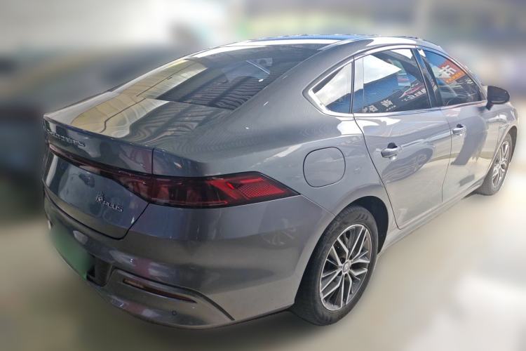 Used BYD Qin PLUS 2021 EV 500KM Luxury Model Rear Right 45 Deg