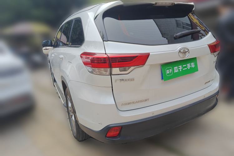 Used Toyota Highlander 2021 2.0T Four-Wheel Drive Luxury Edition 7 Seats Rear Left 45 Deg