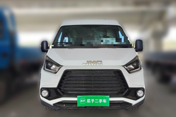 Used JMC Transit 2019 2.8T Commercial Version Long Wheelbase Mid-Roof 6-Seater Rear Single Tire China VI Emission Standard – JX493 Front