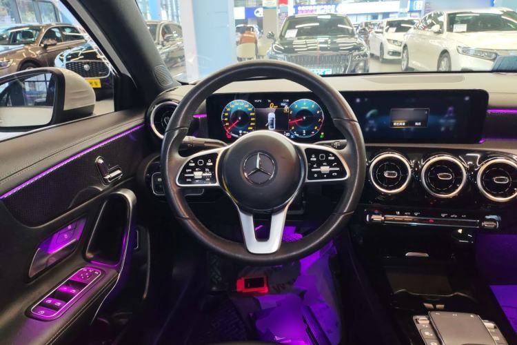 Used Mercedes-Benz A-Class 2022 Restyled A 200 L Sport Sedan Dynamic Version Steering Wheel